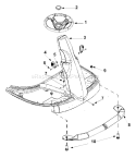Page K Diagram and Parts List for 13A-344-701 2004 Yard Man Lawn Tractor